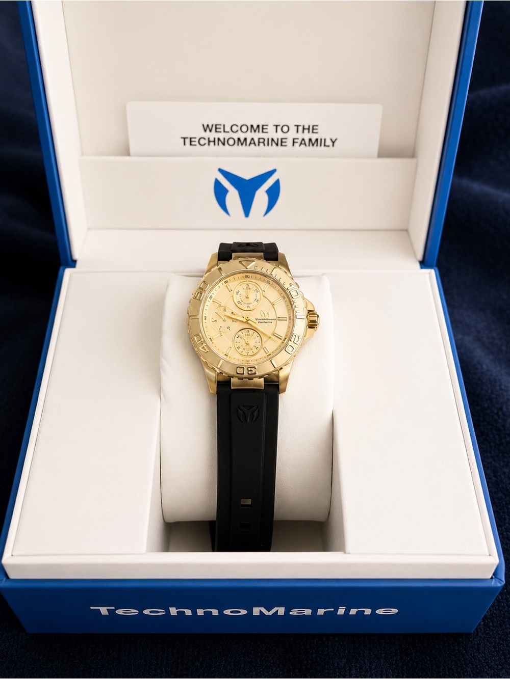 Technomarine Gold and Black Women's Sport Watch